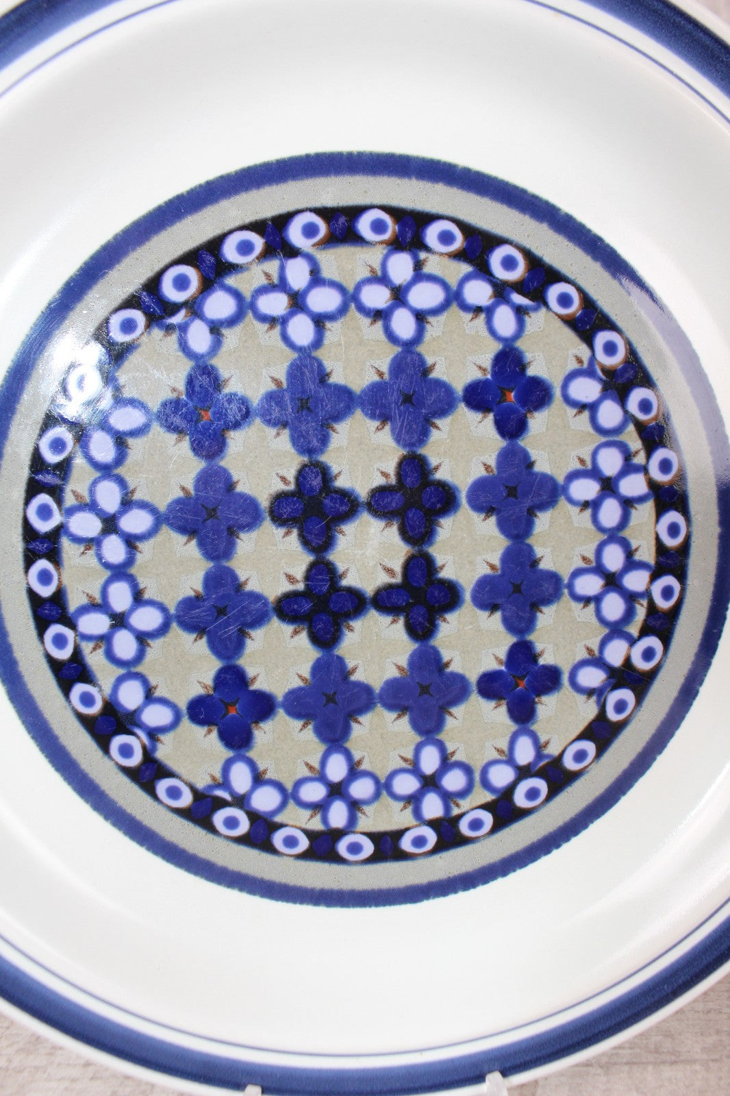 Royal Doulton "Tangier" Lambeth Stoneware 10 3/8 Inch Dinner Plate