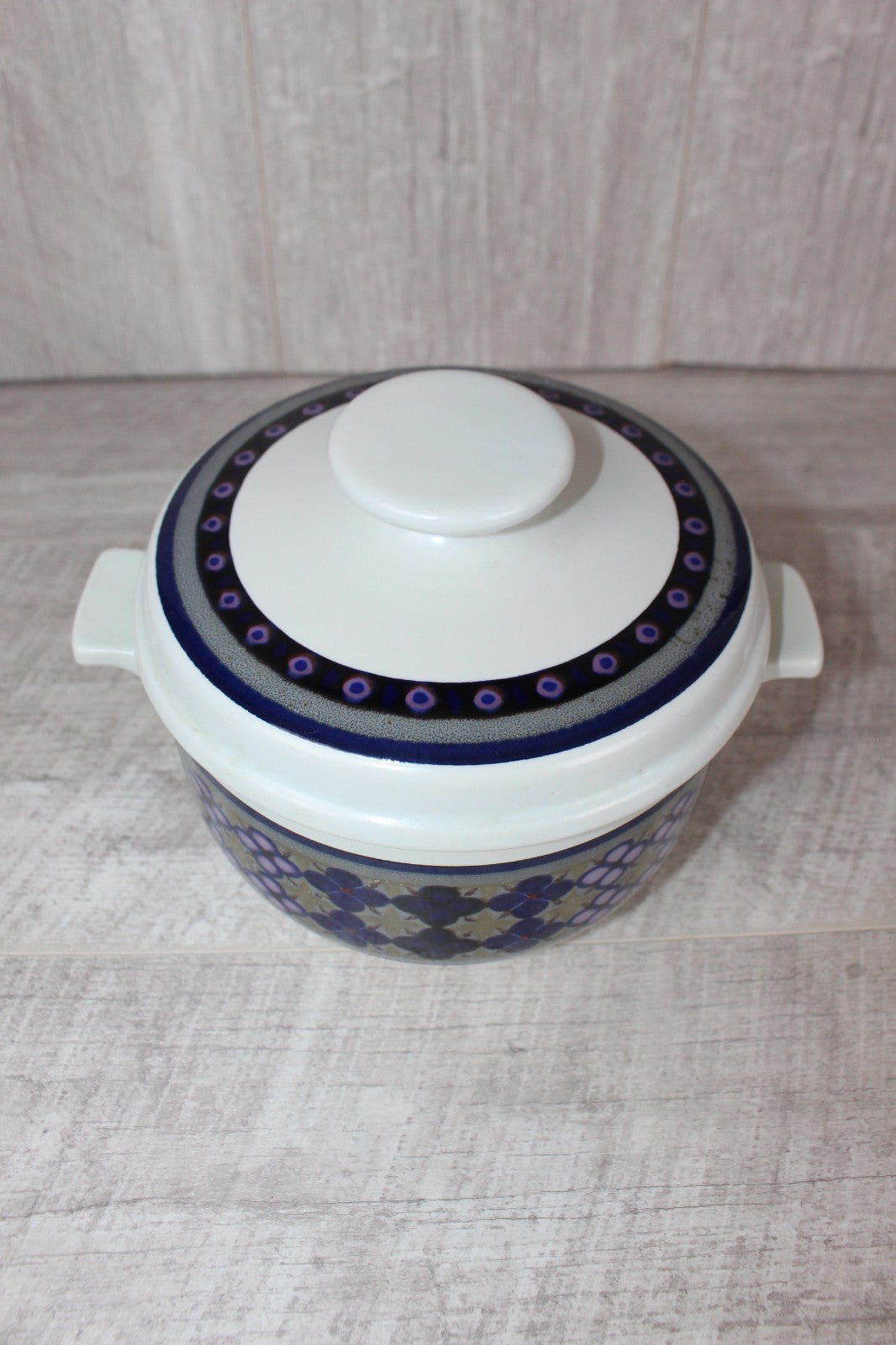 Royal Doulton Tangier Round Casserole Dish With Lid Lambeth Stoneware 6.0" Dia