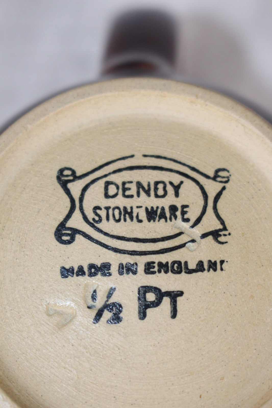 Denby - Brown - Stoneware Milk Jug 1/2Pt.
