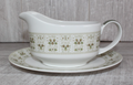 Vintage Royal Doulton Fine Bone China Samarra Gravy Boat & Saucer