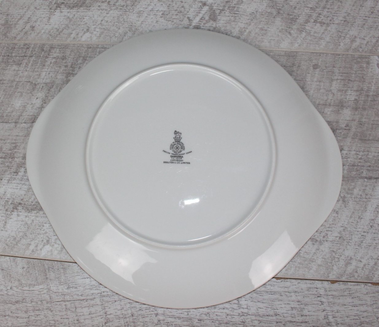 ROYAL DOULTON SAMARRA PATTERN T.C. 1039 - CHINA CAKE PLATE