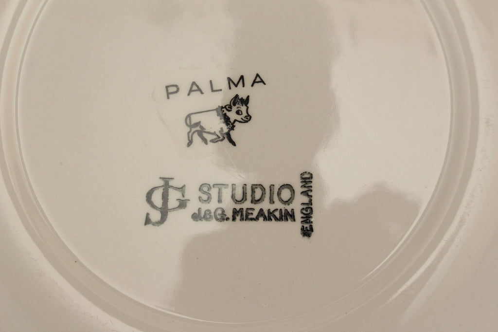 Vintage  J&G MEAKIN  Studio 7" Side PLATE Palma Design