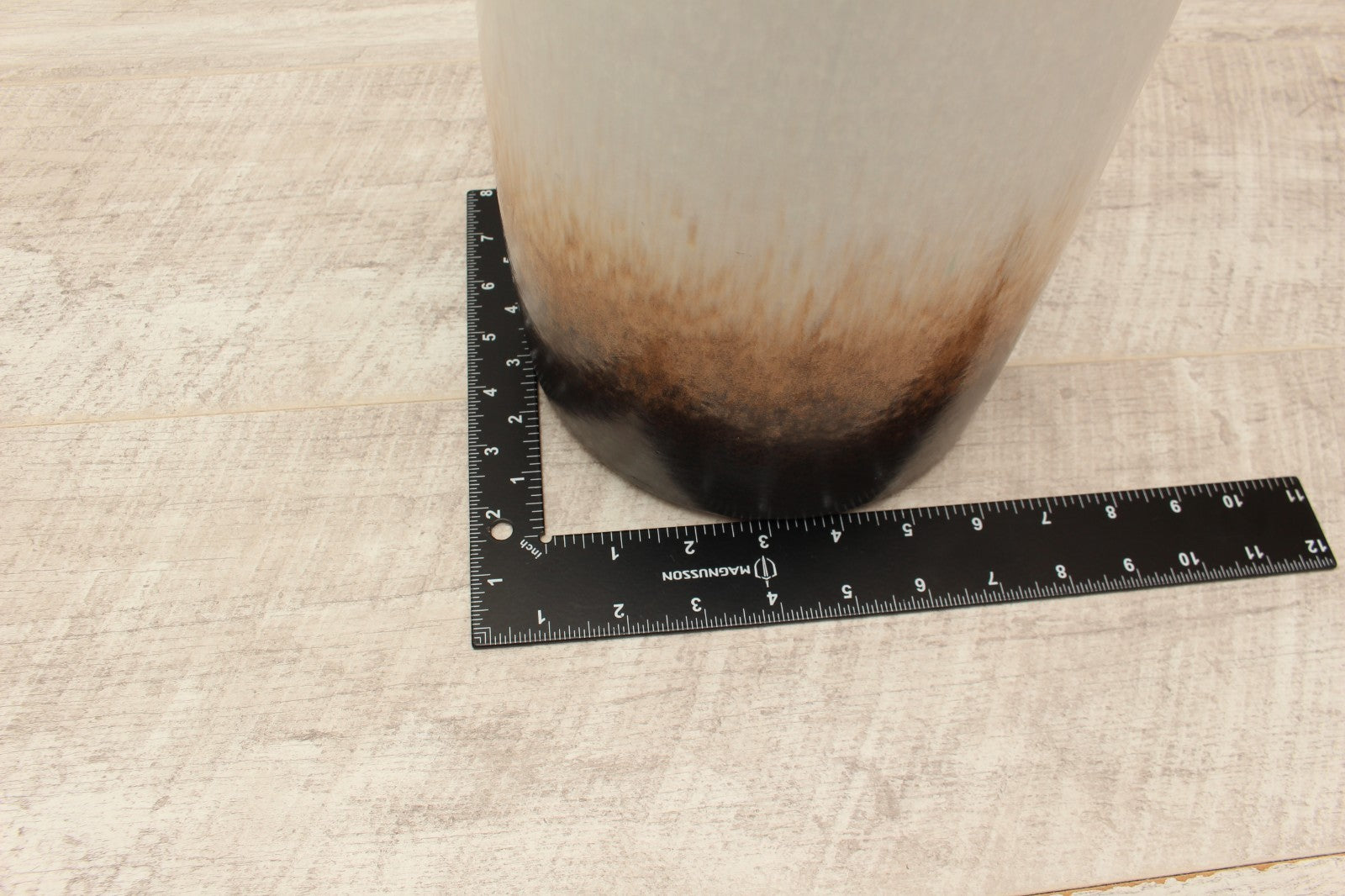 Large Scheurich 553-38 West German Floor Vase Mid Century Ombre Fat Lava Era