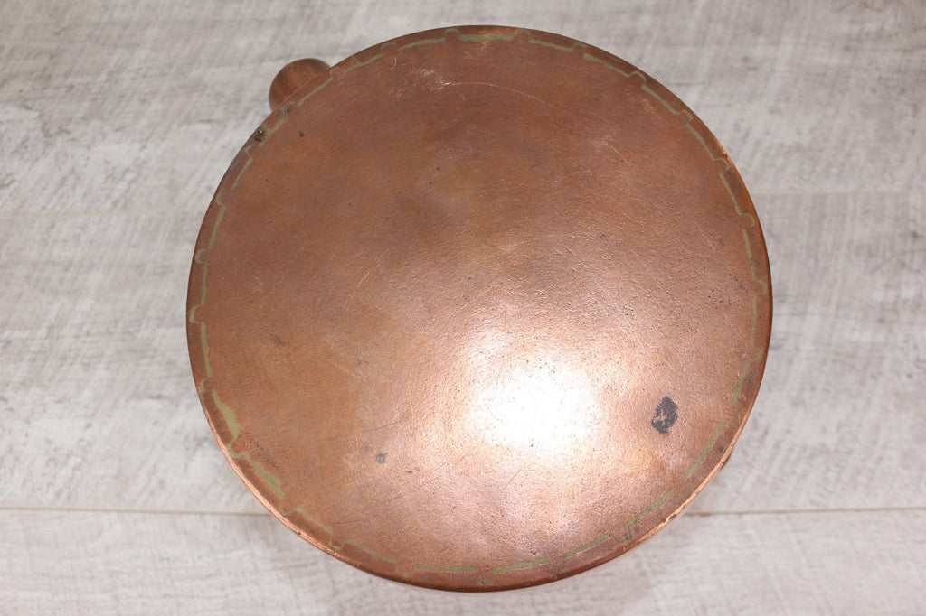 Fine Antique Georgian Copper Kettle - Hand-Cut Dovetails & Town Work - c.1800