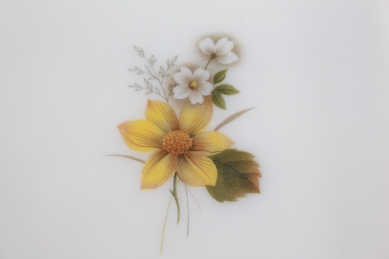 Vintage JAJ Pyrex Milk Glass  "Autumn Glory" Serving Platter