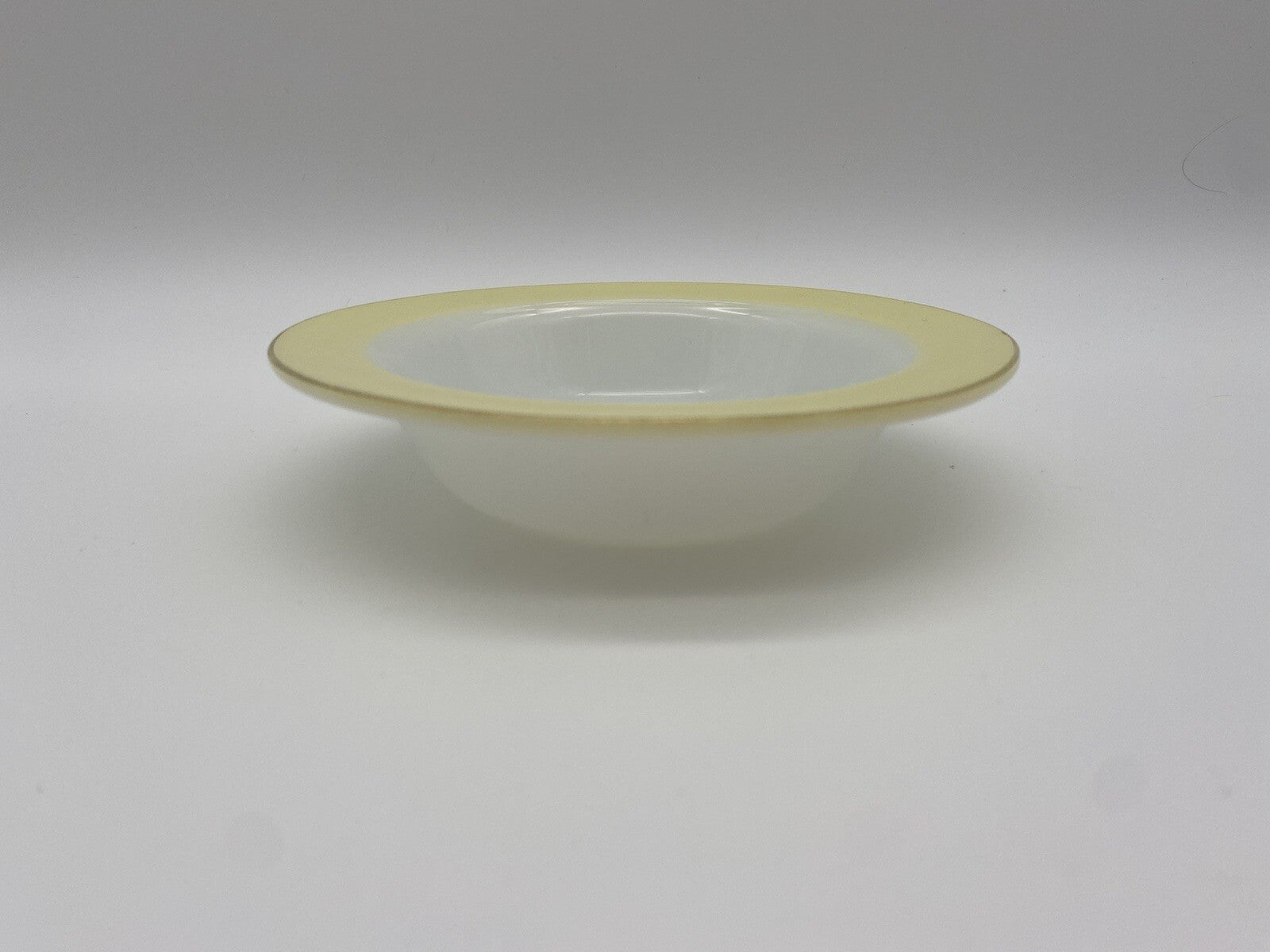 Pyrex Vintage Weardale Lemon Primrose Colour Cereal / Dessert Bowl 6” Dia Rare