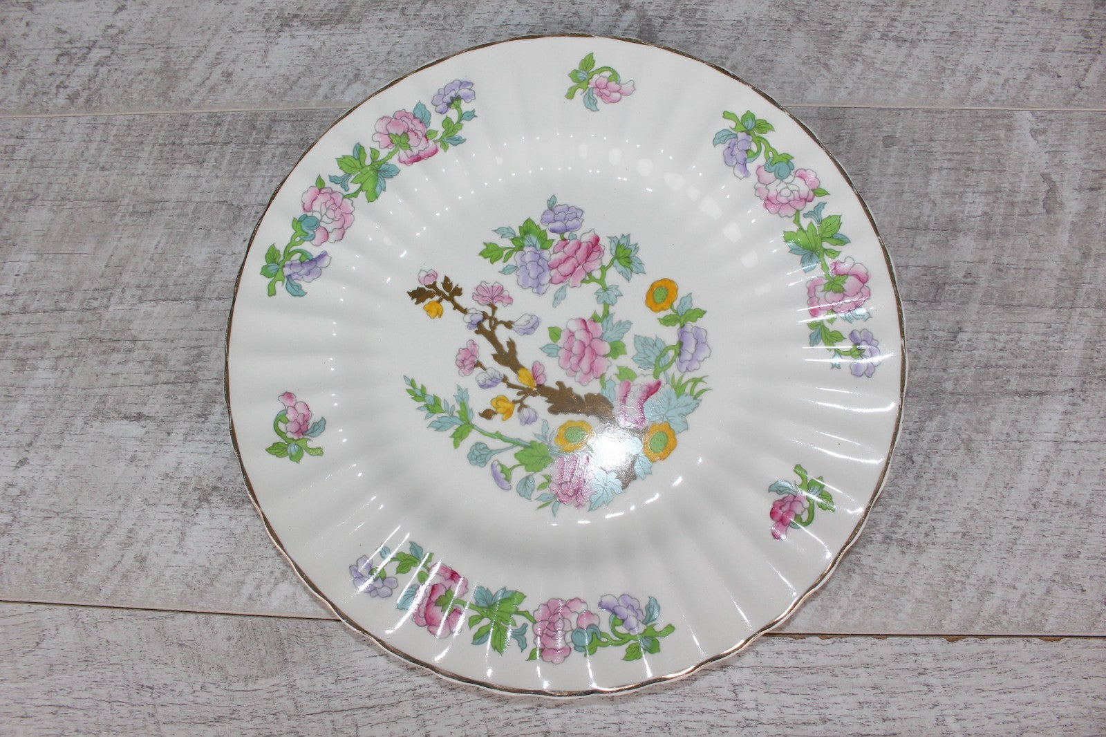 Vintage Wade England Indian Tree Lunch Plates | Mid-Century | No Chips | 1950s