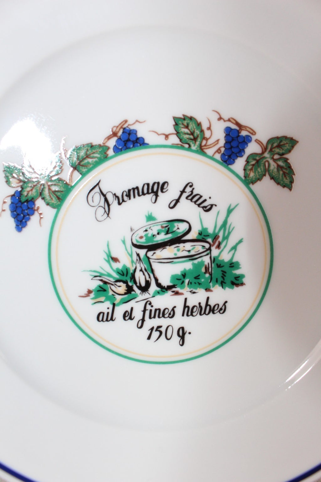 Vintage Revol France Porcelain Cheese Plate Fromage Frais Les Fromages De France