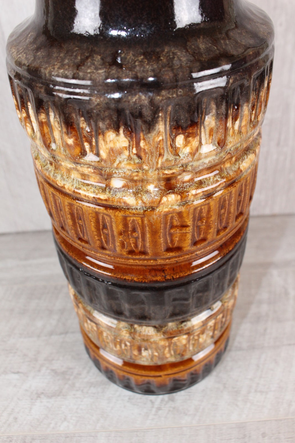 Stunning Large Mid-Century West German Pottery Floor Vase – Scheurich 268-40