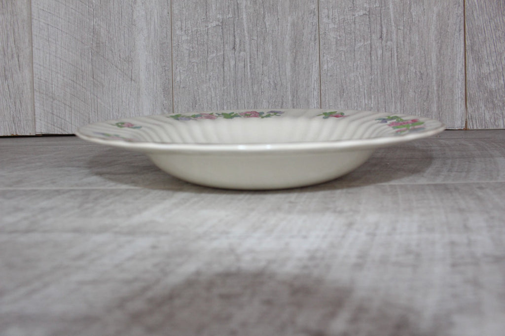 Vintage Wade England Indian Tree Soup Bowls | Fluted Scalloped Edge | 1940s/50s