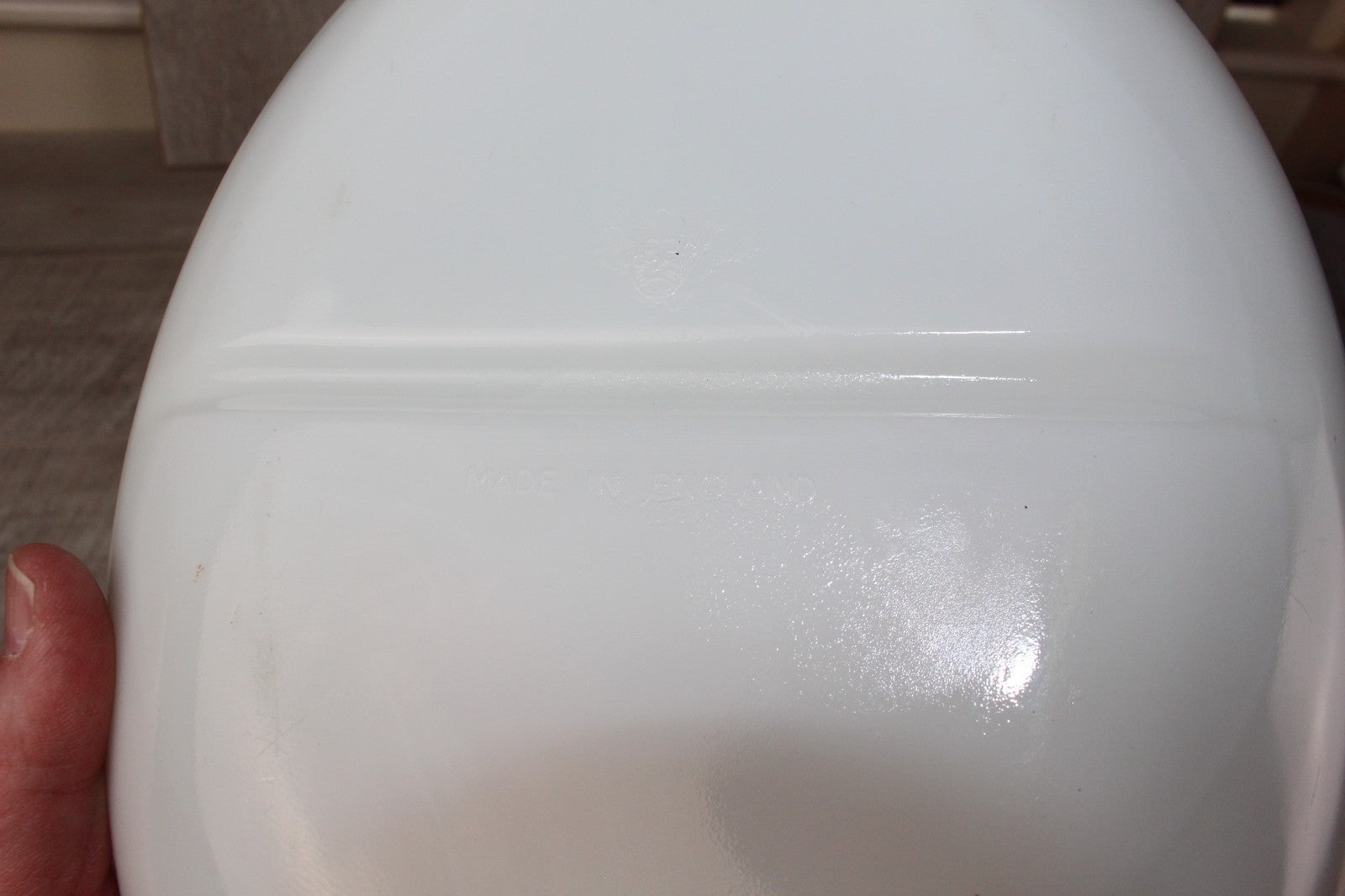 JAJ Pyrex Divided Serving Dish "Green Wheatsheaf Pattern" Vintage Milk Glass