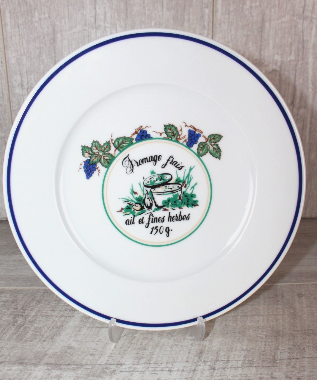 Vintage Revol France Porcelain Cheese Plate Fromage Frais Les Fromages De France