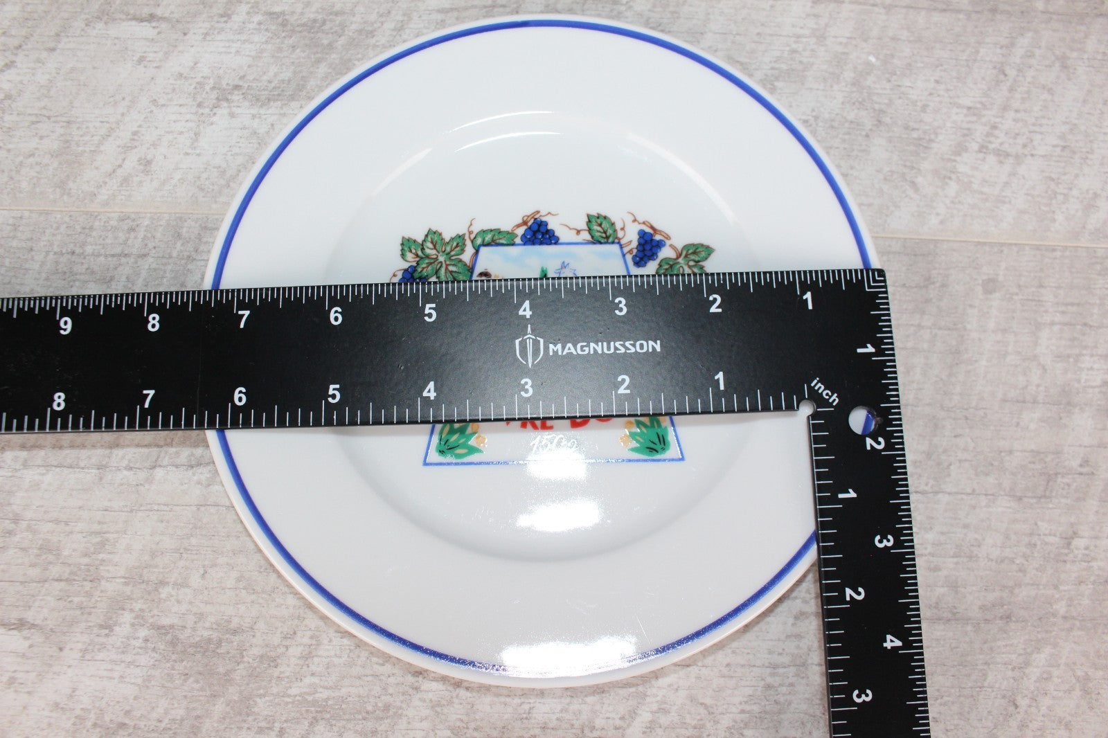 Revol France Porcelain Cheese Plate Fromage de Chevre Doux Les Fromages France