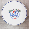 Revol France Porcelain Cheese Plate Bleu De Bresse Les Fromages De France