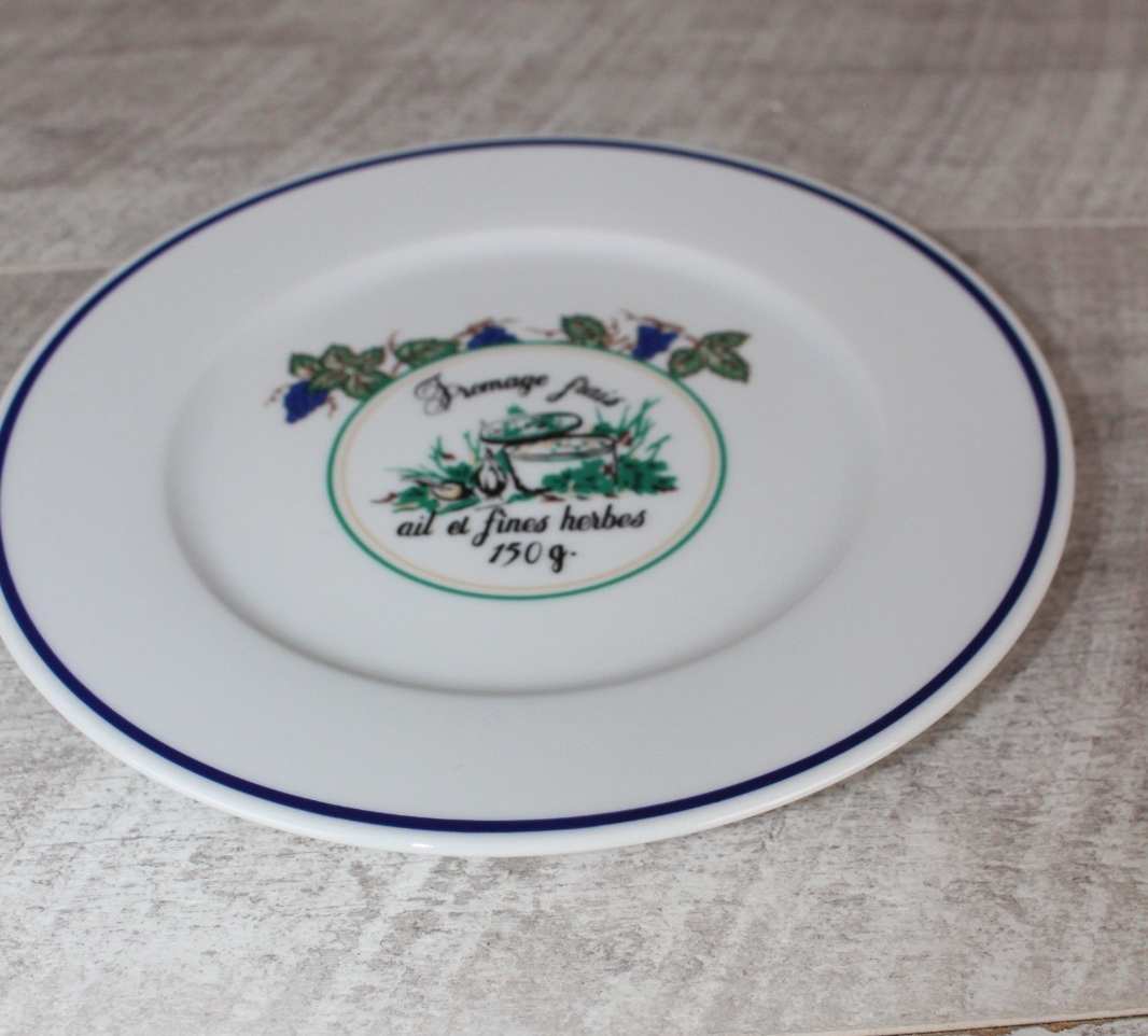 Vintage Revol France Porcelain Cheese Plate Fromage Frais Les Fromages De France