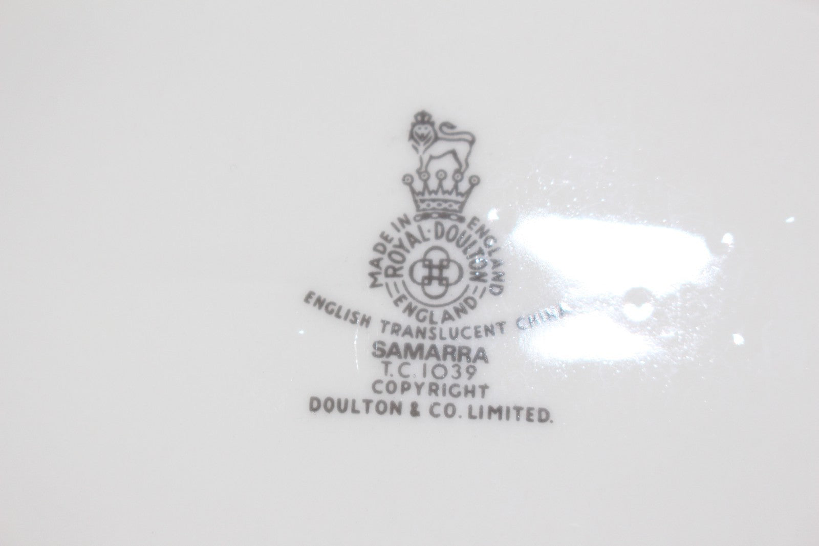 Vintage Royal Doulton Fine Bone China Samarra Gravy Boat & Saucer