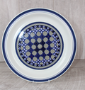 Royal Doulton "Tangier" Lambeth Stoneware 10 3/8 Inch Dinner Plate