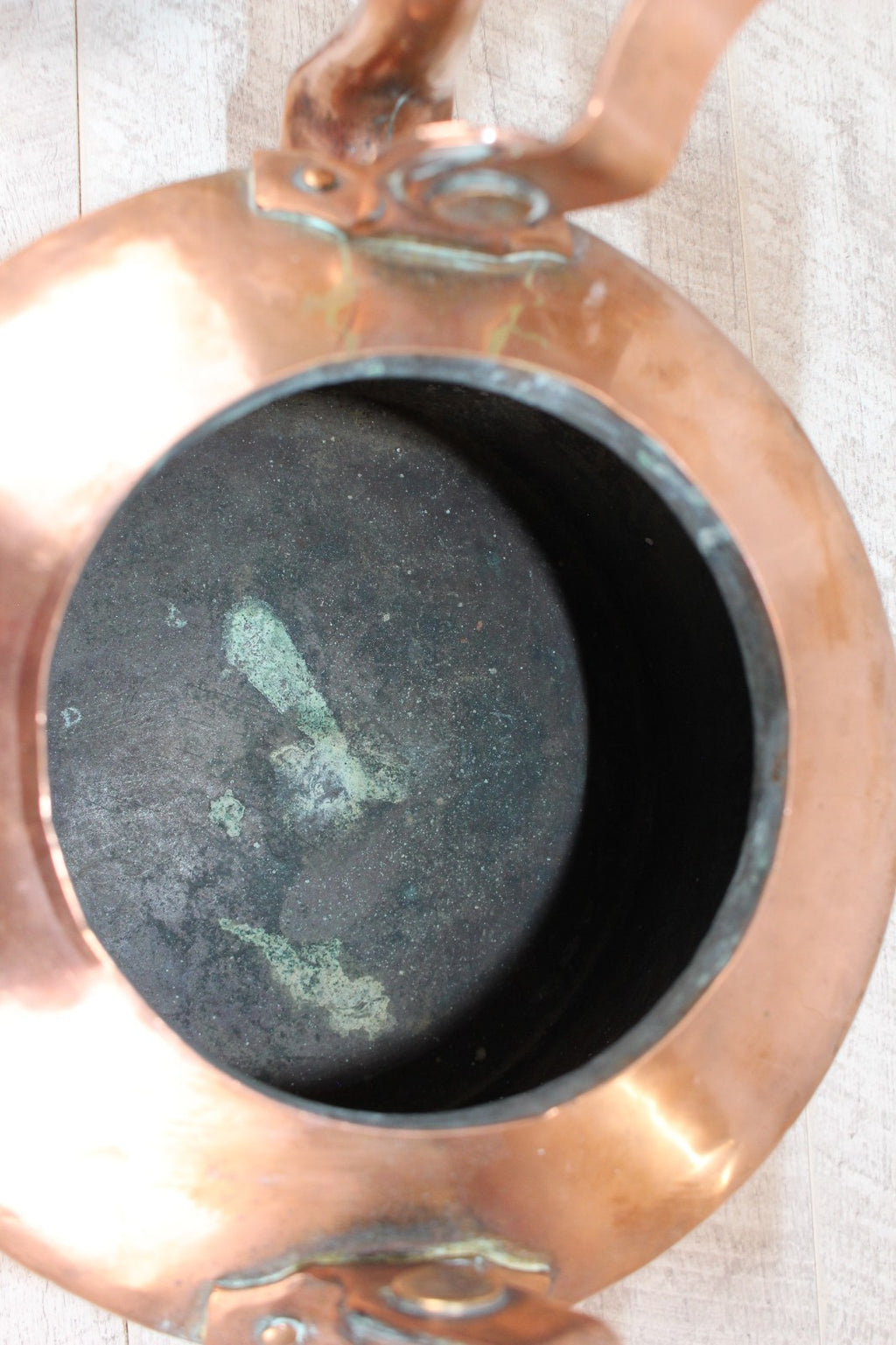 Fine Antique Georgian Copper Kettle - Hand-Cut Dovetails & Town Work - c.1800