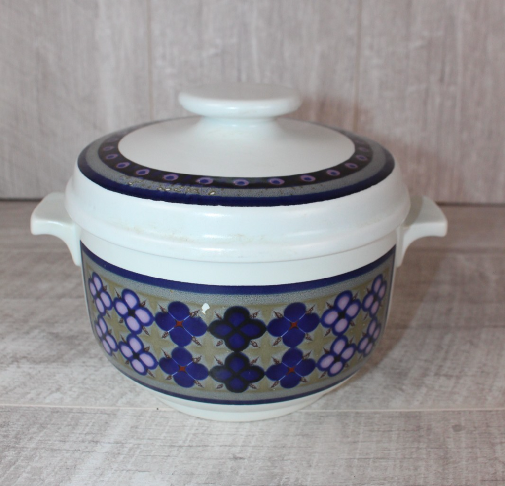 Royal Doulton Tangier Round Casserole Dish With Lid Lambeth Stoneware 6.0" Dia