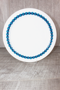 Thomas Germany Medaillon Blue Pinwheel Dinner Plate - Tapio Wirkkala
