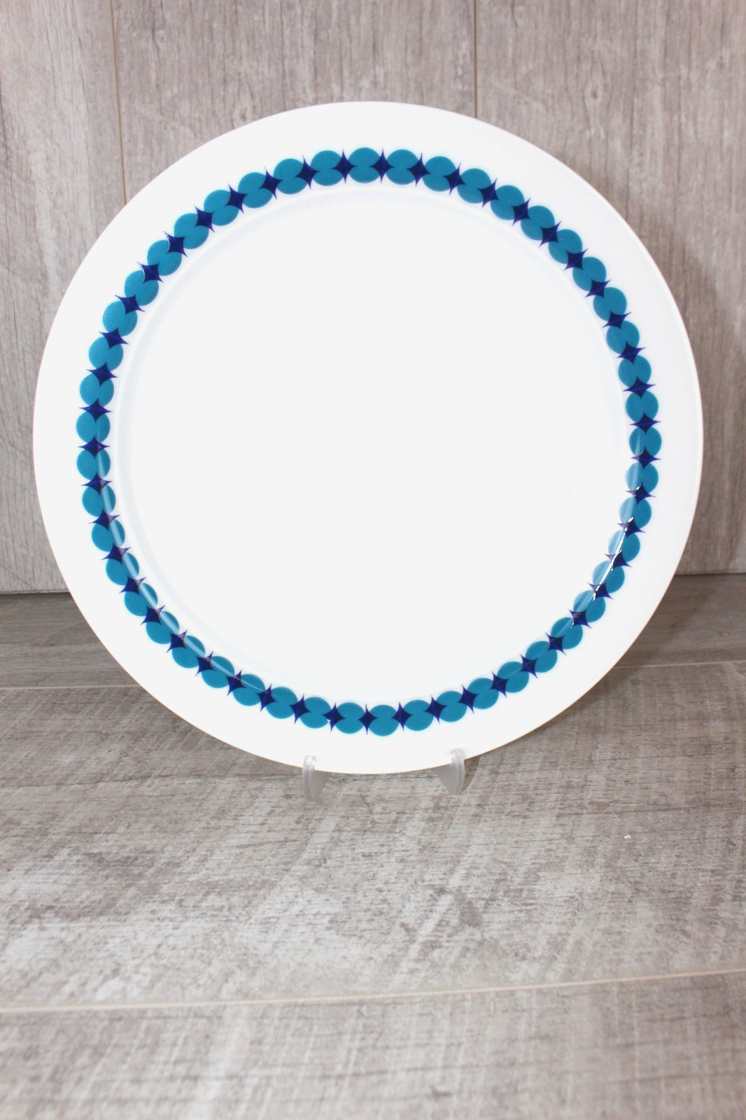 Thomas Germany Medaillon Blue Pinwheel Dinner Plate - Tapio Wirkkala