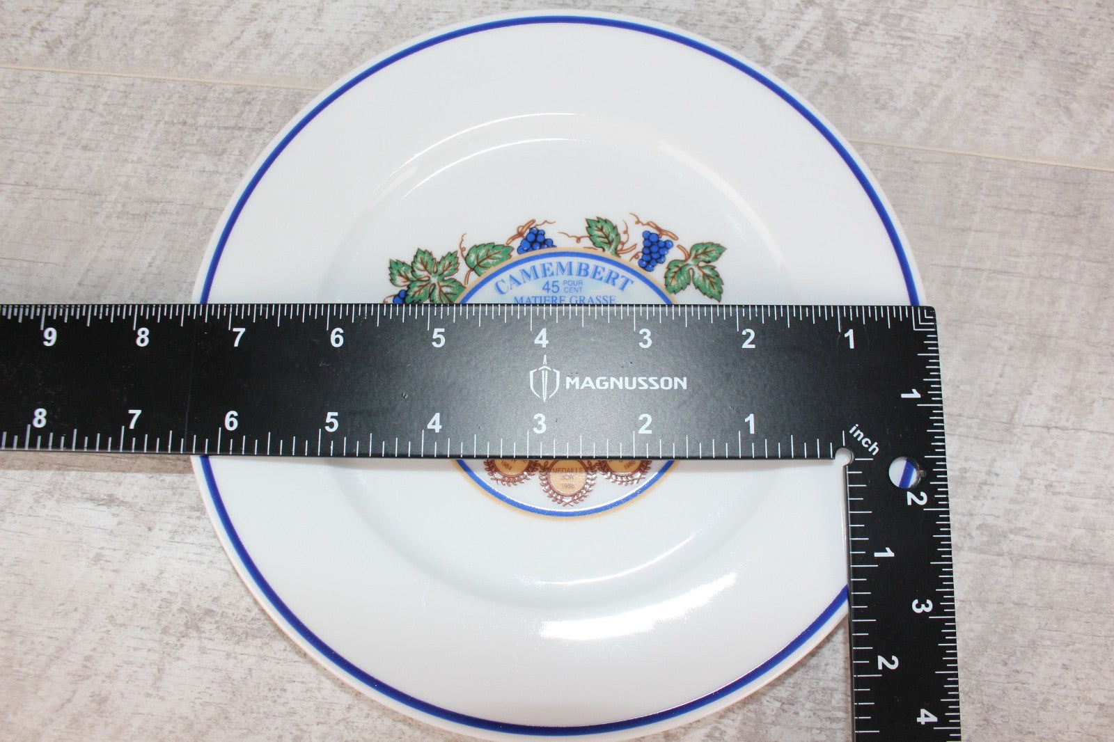 Revol France Porcelain Cheese Plate Camembert Les Fromages de France