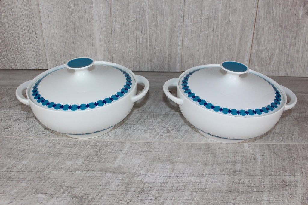 Pair of Vintage Thomas Germany Lisette Lidded Tureens - Tapio Wirkkala Rotunda
