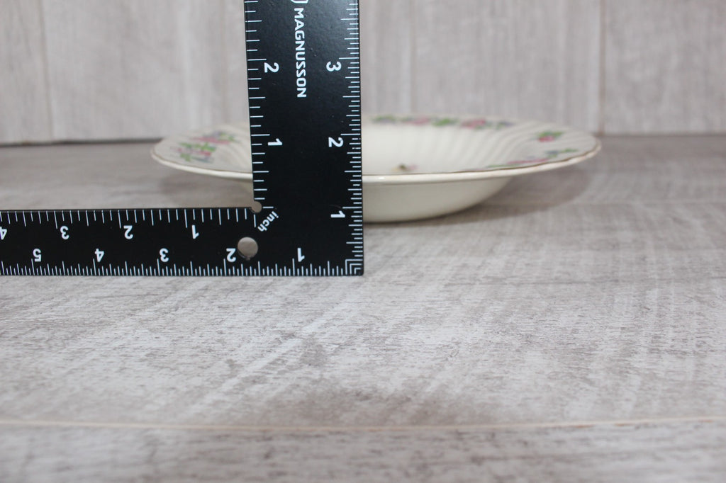 Vintage Wade England Indian Tree Soup Bowls | Fluted Scalloped Edge | 1940s/50s