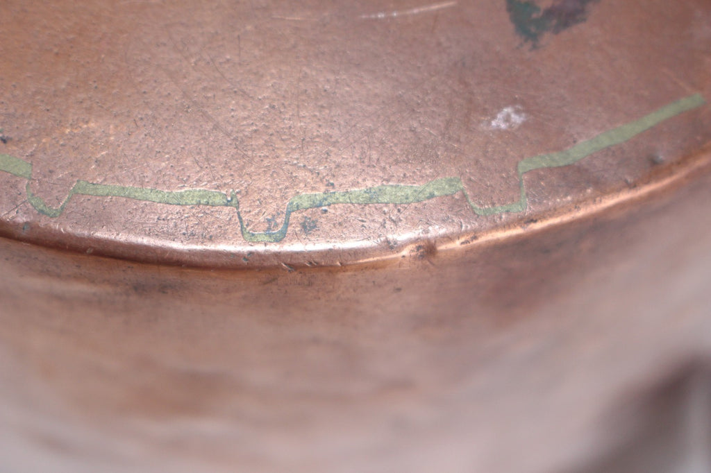 Fine Antique Georgian Copper Kettle - Hand-Cut Dovetails & Town Work - c.1800