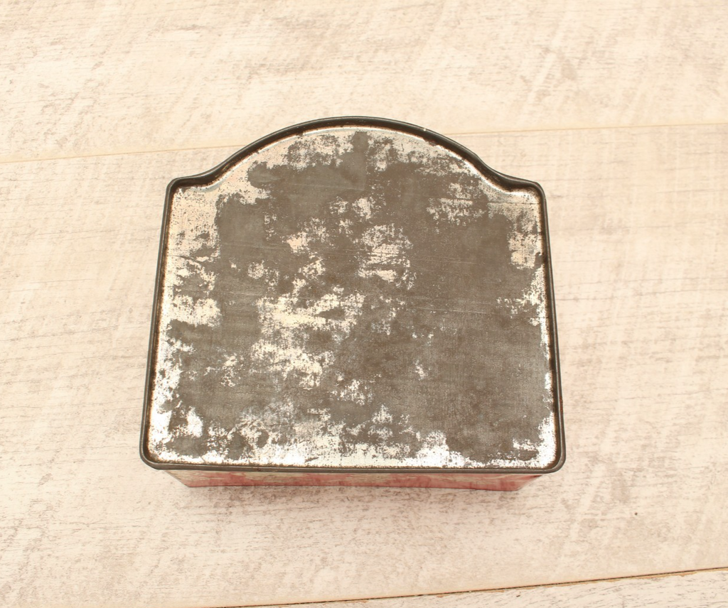 Vintage "The Three Bears" Red Dome-Top Confectionery Tin – Made in England