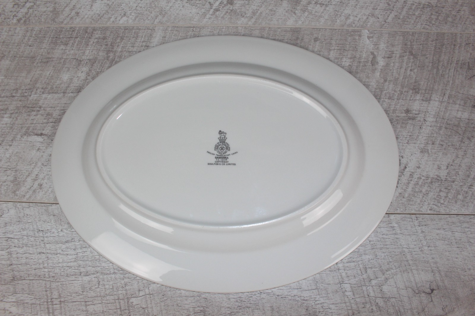 ROYAL DOULTON SAMARRA PATTERN T.C. 1039 - CHINA SERVING PLATE / PLATTER 13"