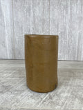 British Studio Pottery Brown Vase 6” Tall