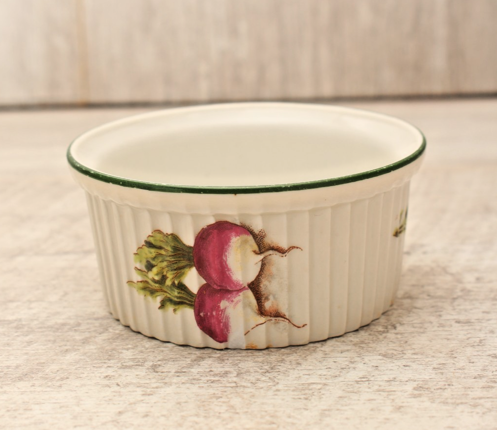 Vintage Pillivuyt Tomato Ramekin Porcelaines A Feu Pilivite France J Chomette