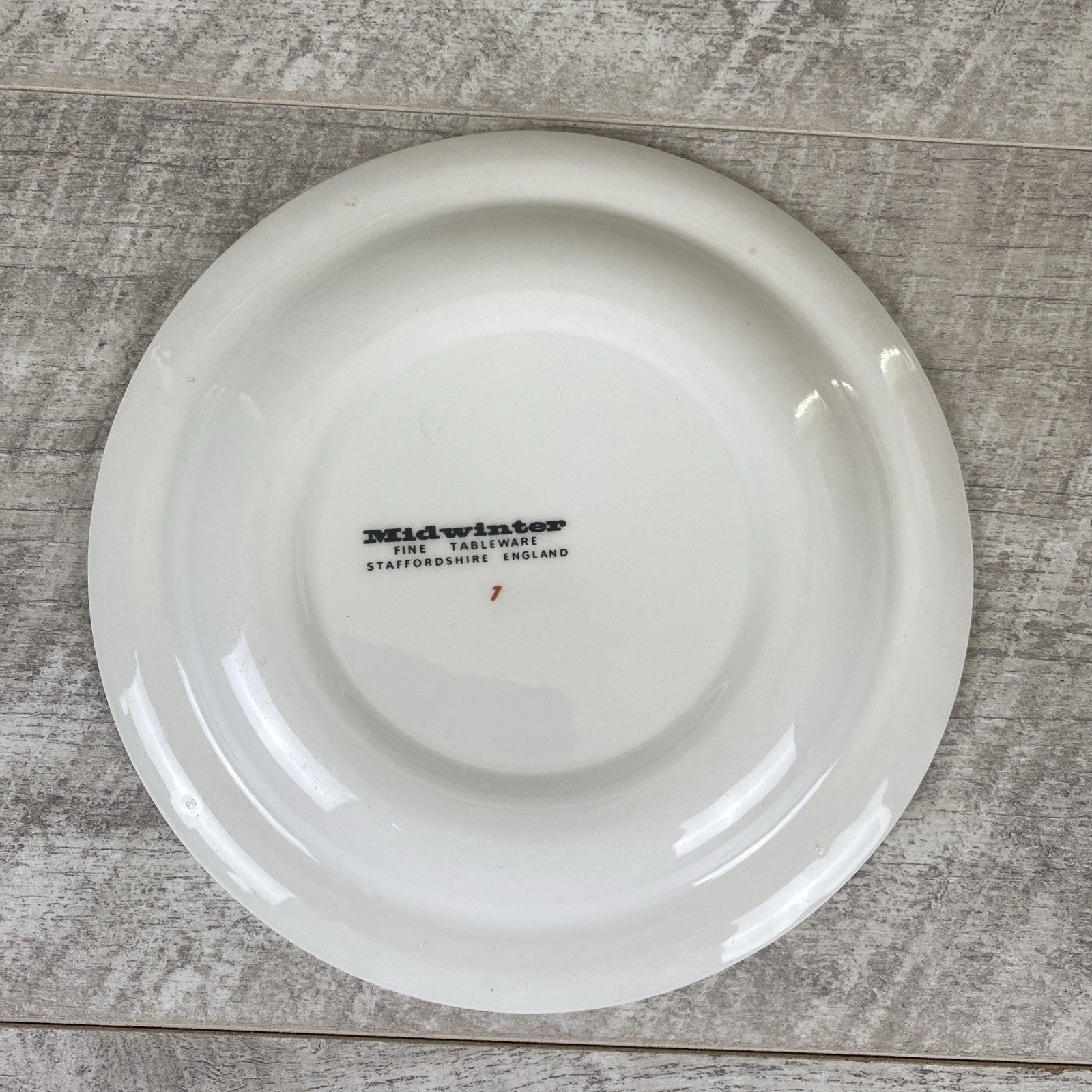 Vintage Retro Midwinter Countryside Stoneware 7”SidePlates 1960/70s