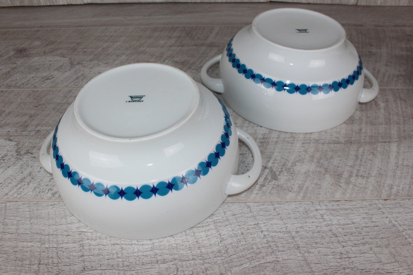 Pair of Vintage Thomas Germany Lisette Lidded Tureens - Tapio Wirkkala Rotunda