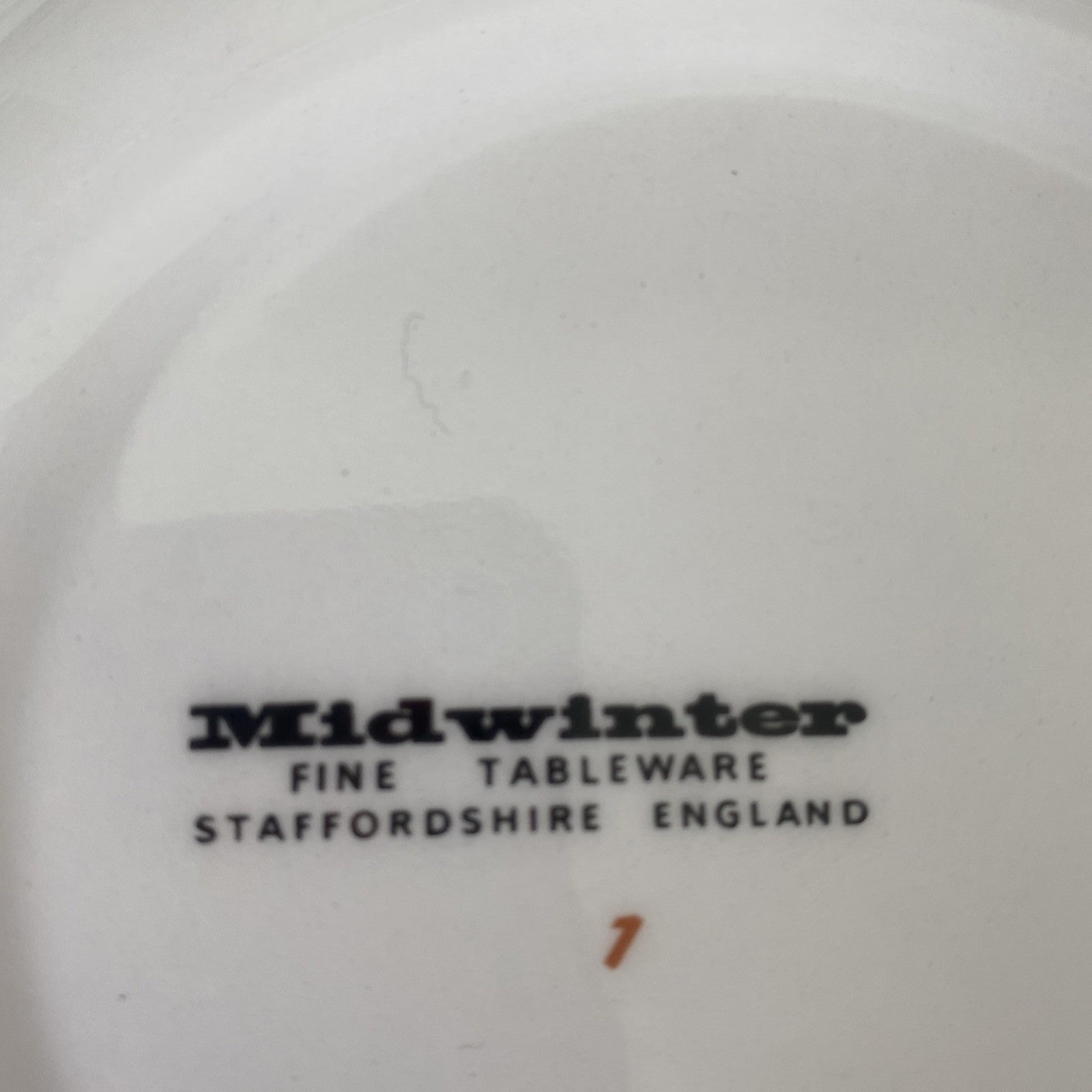 Vintage Retro Midwinter Countryside Stoneware 7”SidePlates 1960/70s