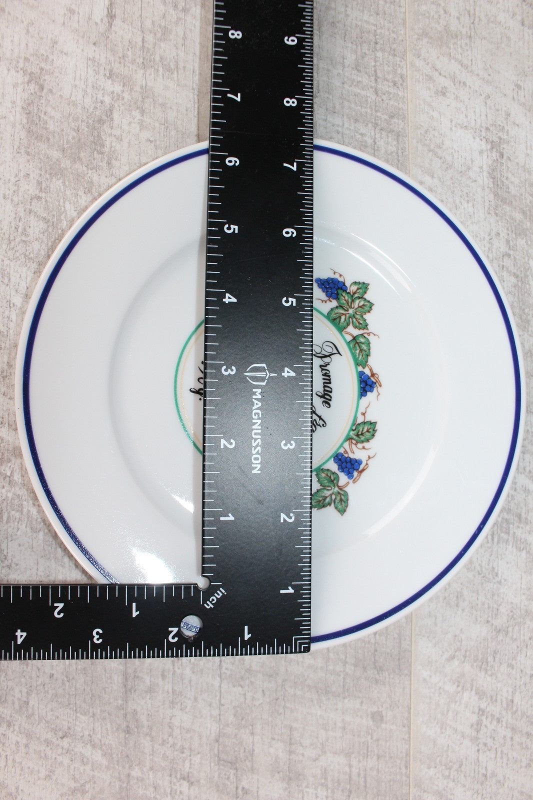 Revol France Porcelain Cheese Plate Carre De L' Est Les Fromages De France