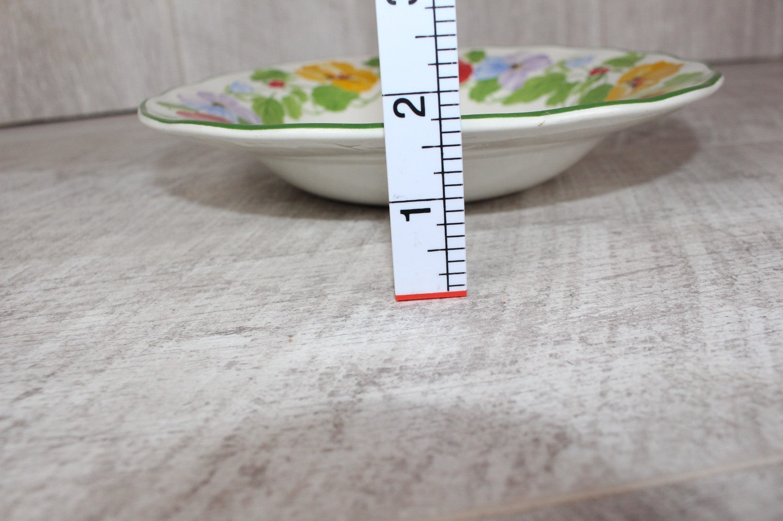 Grindley Party Time Charlotte 9" Rimmed Soup Bowl - Vintage England - VGC