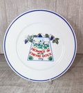 Revol France Porcelain Cheese Plate Fromage de Chevre Doux Les Fromages France