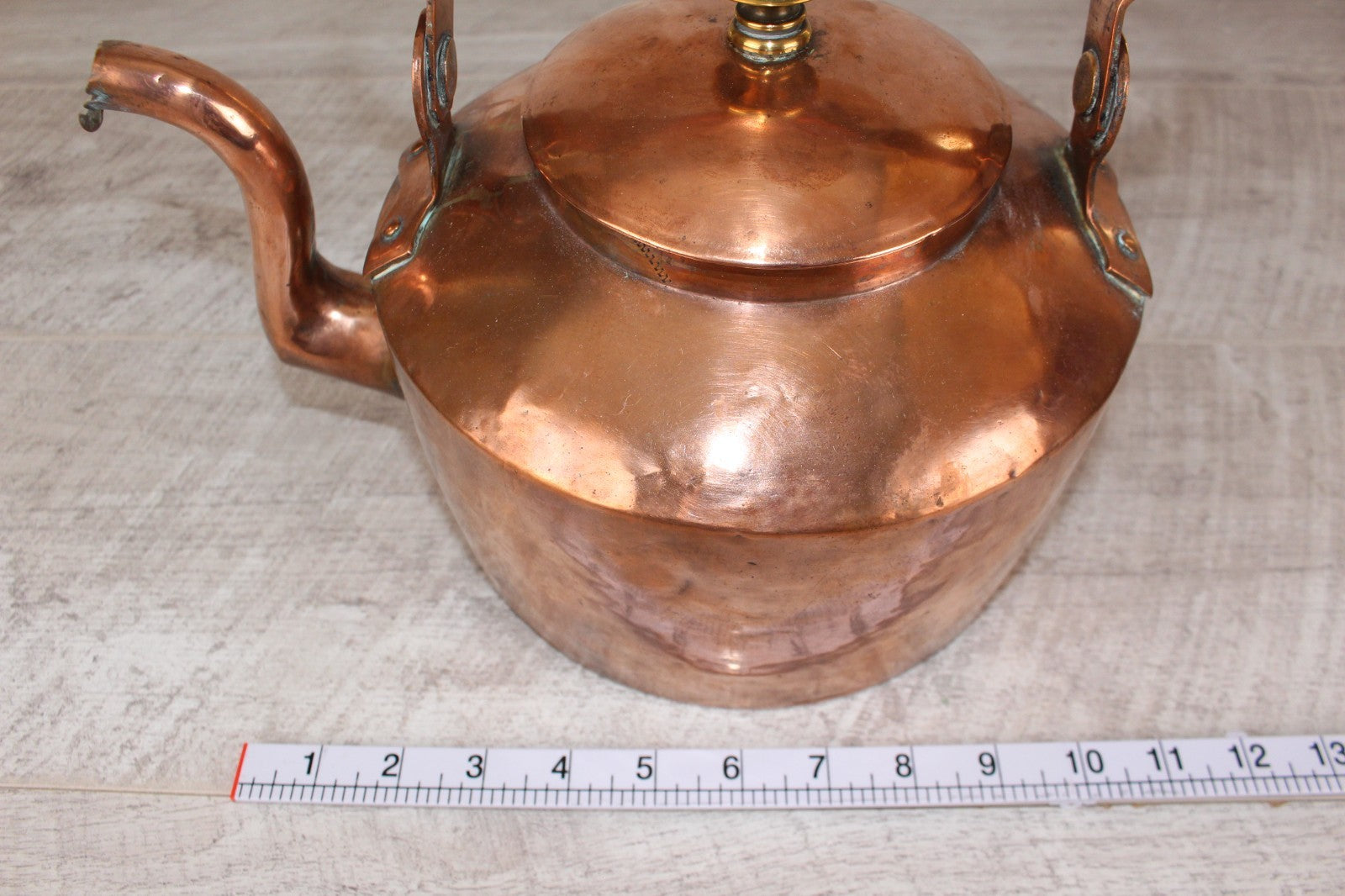 Fine Antique Georgian Copper Kettle - Hand-Cut Dovetails & Town Work - c.1800