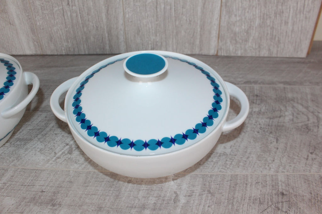 Pair of Vintage Thomas Germany Lisette Lidded Tureens - Tapio Wirkkala Rotunda