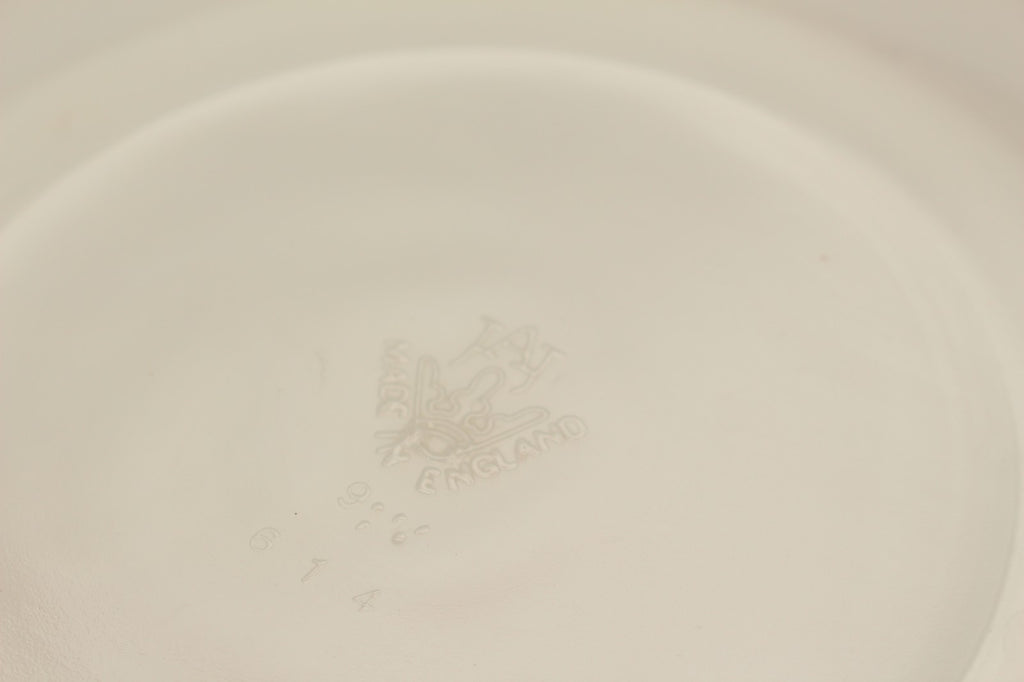 JAJ Pyrex Cottage Rose 8.5" Rimmed Soup Bowl Replacement Milk Glass Vintage