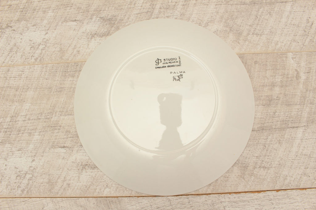 Vintage  J&G MEAKIN  Studio 10" Dinner PLATE Palma Design