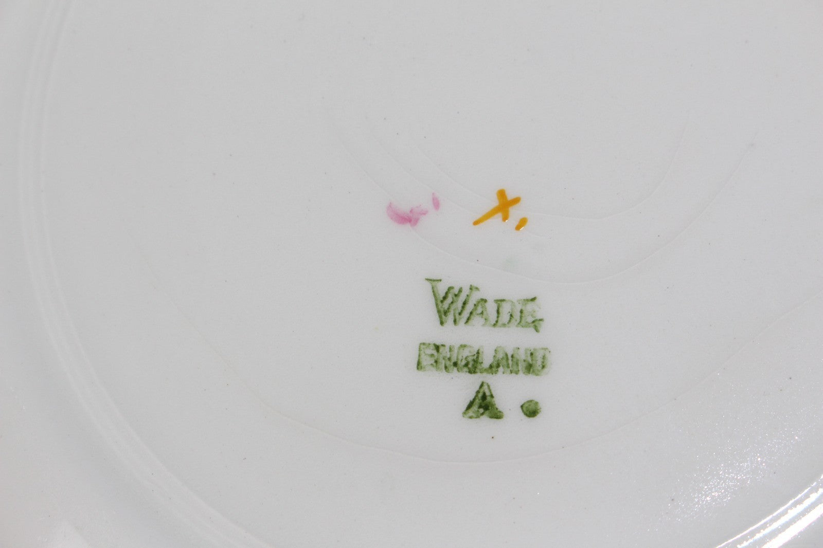 Vintage Wade England Indian Tree Lunch Plates | Mid-Century | No Chips | 1950s