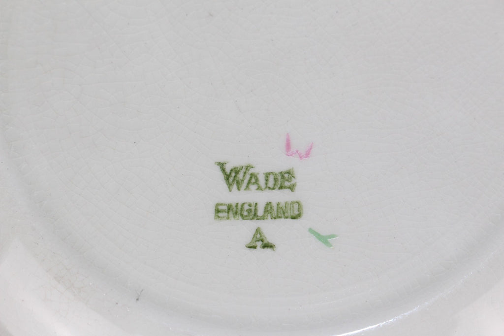 Vintage Wade England Indian Tree Soup Bowls | Fluted Scalloped Edge | 1940s/50s