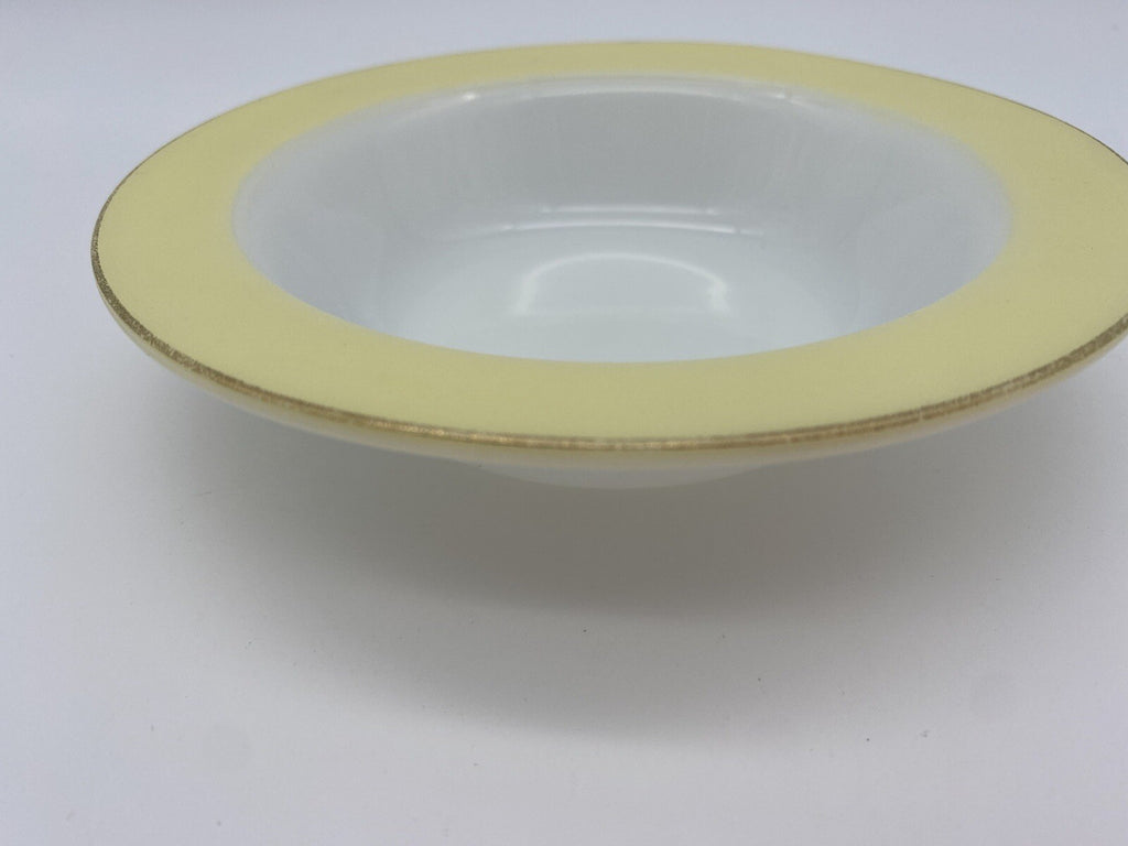 Pyrex Vintage Weardale Lemon Primrose Colour Cereal / Dessert Bowl 6” Dia Rare