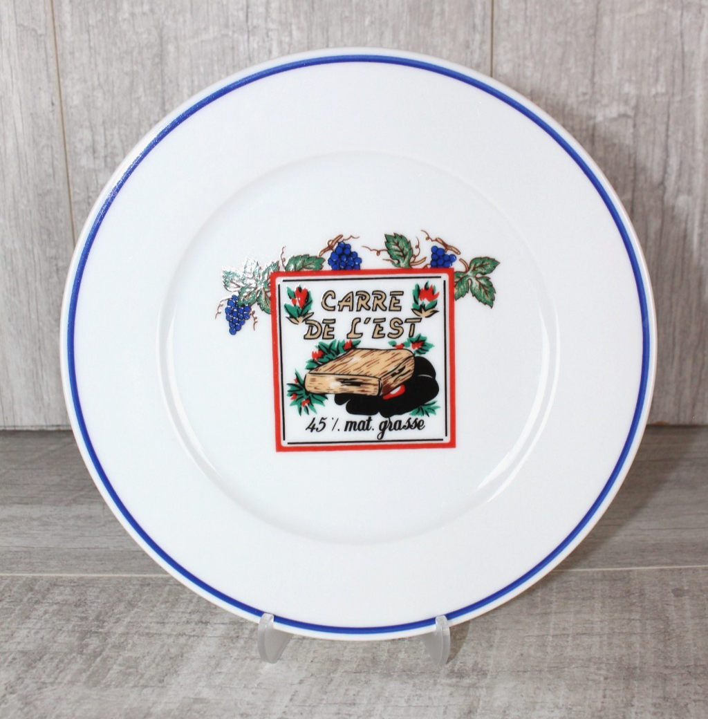 Revol France Porcelain Cheese Plate Carre De L' Est Les Fromages De France