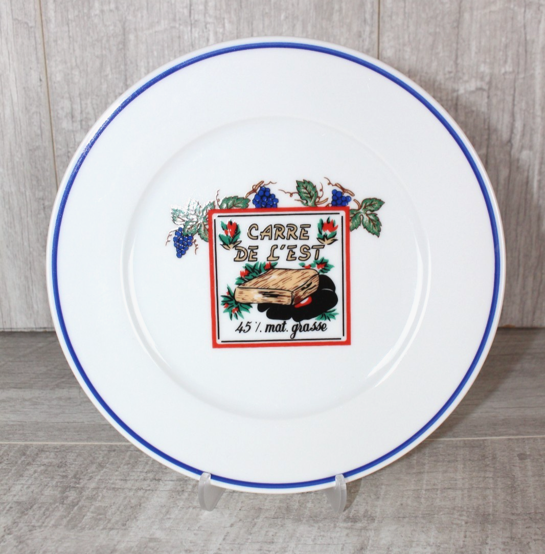 Revol France Porcelain Cheese Plate Carre De L' Est Les Fromages De France