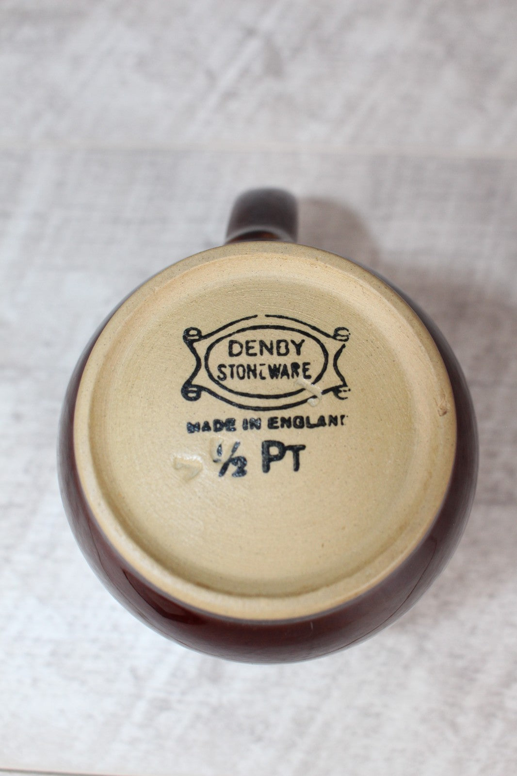 Denby - Brown - Stoneware Milk Jug 1/2Pt.