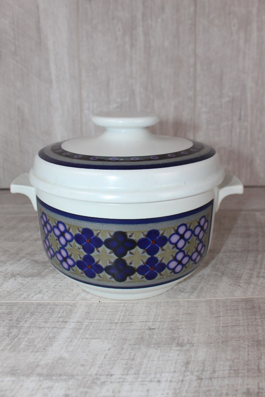 Royal Doulton Tangier Round Casserole Dish With Lid Lambeth Stoneware 6.0" Dia